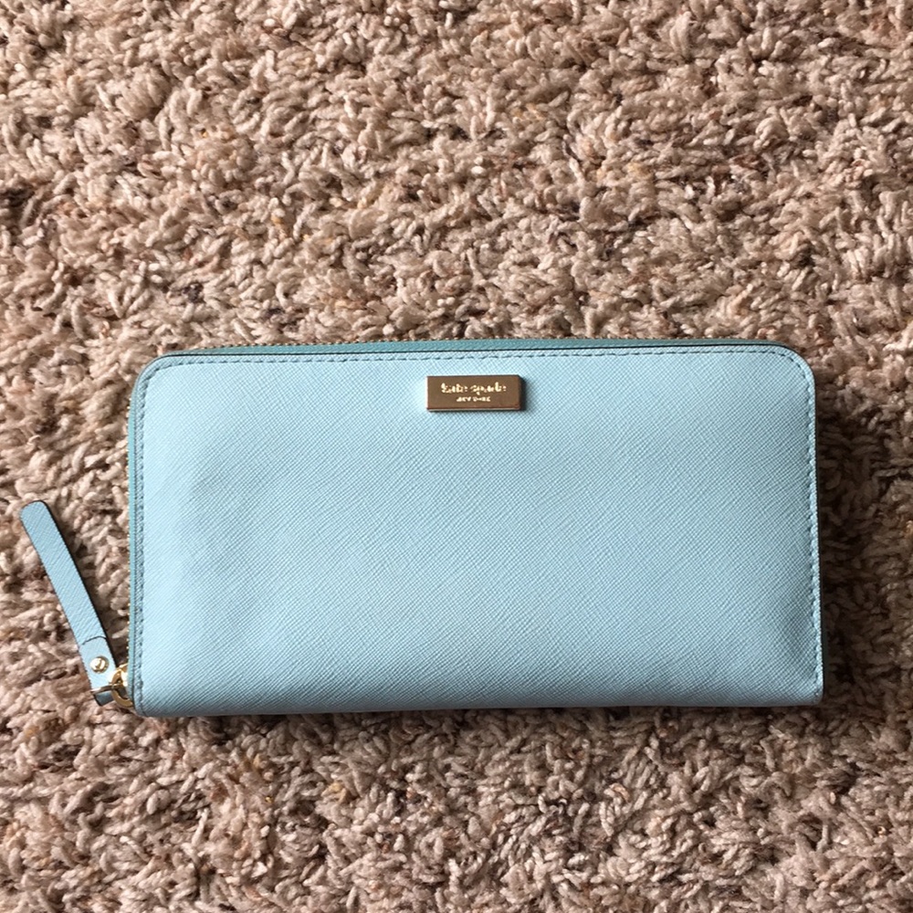 Kate Spade light blue wallet